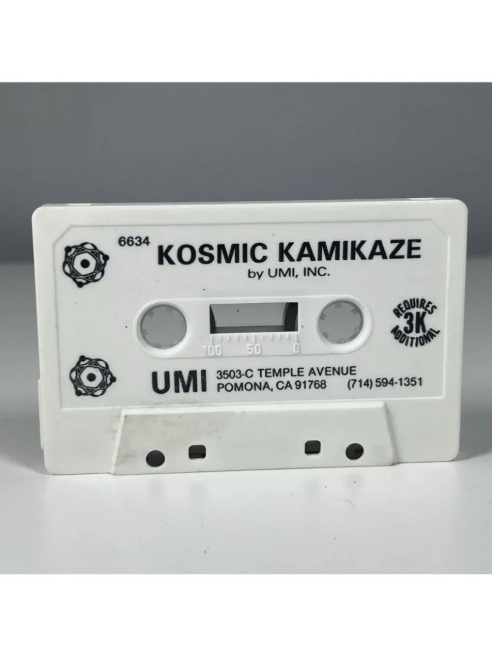 Kosmic Kamikaze UMI 6634 Commodore VIC-20 Cassette w/ Instructions 1981 Rare